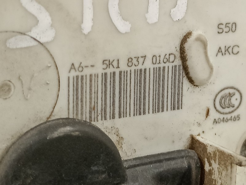 Recambio de cerradura puerta delantera derecha para seat leon (5f1) cupra 280 referencia OEM IAM A65K1837016D  