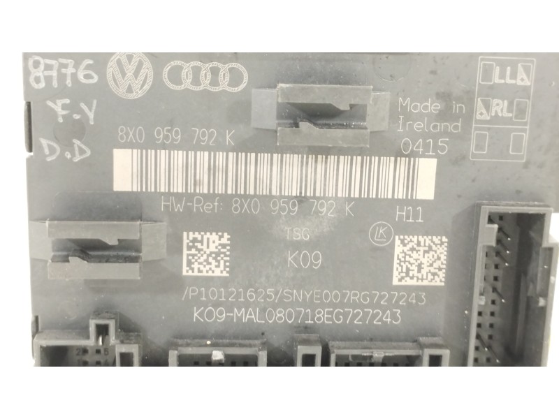 Recambio de modulo confort para audi a1 (8xk) adrenalin referencia OEM IAM 8X0959792K  