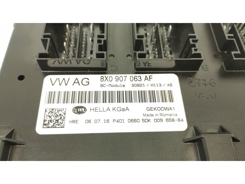 Recambio de modulo electronico para audi a1 (8xk) adrenalin referencia OEM IAM 8X0907063AF 5DK009658 