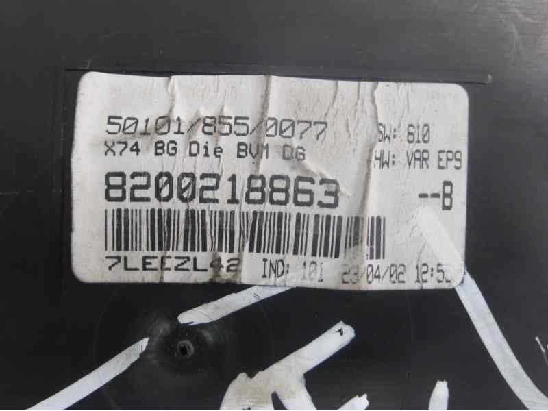 Recambio de cuadro instrumentos para renault laguna ii (bg0) authentique referencia OEM IAM 8200218863  