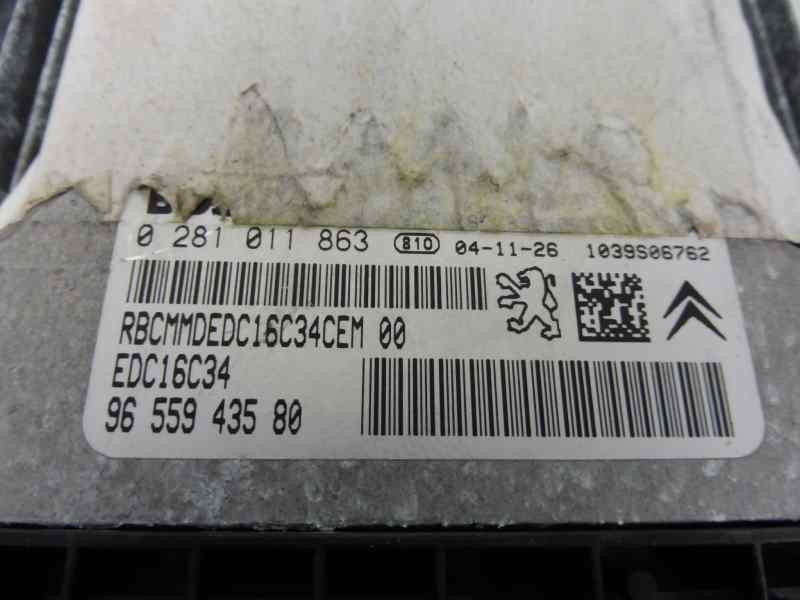 Recambio de centralita motor uce para citroën c4 coupe vtr referencia OEM IAM 9655943580 0281011863 