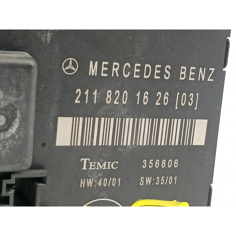 Recambio de modulo electronico para mercedes-benz clase e (w211) berlina e 320 (211.065) referencia OEM IAM 2118201626  