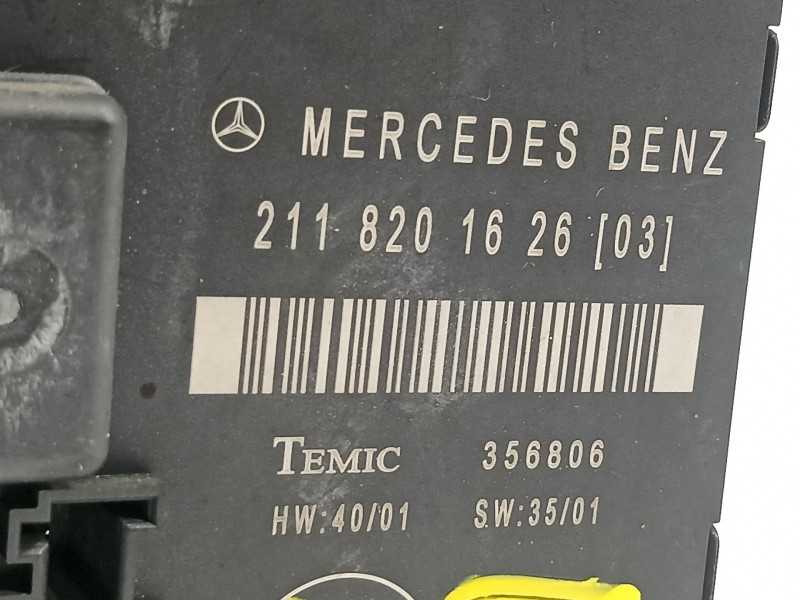 Recambio de modulo electronico para mercedes-benz clase e (w211) berlina e 320 (211.065) referencia OEM IAM 2118201626  