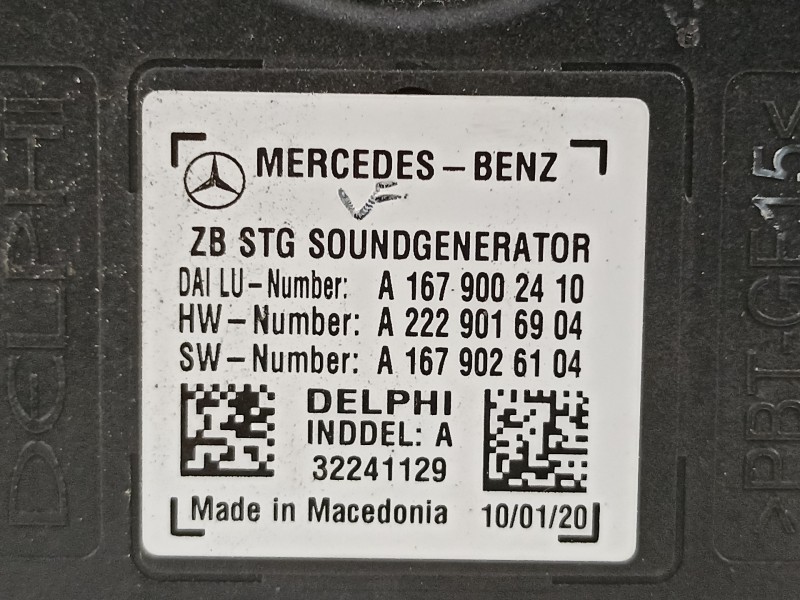 Recambio de no identificado para mercedes-benz clase gle (bm 167)(09.2018) gle 350 de 4matic (167.117) referencia OEM IAM A16790