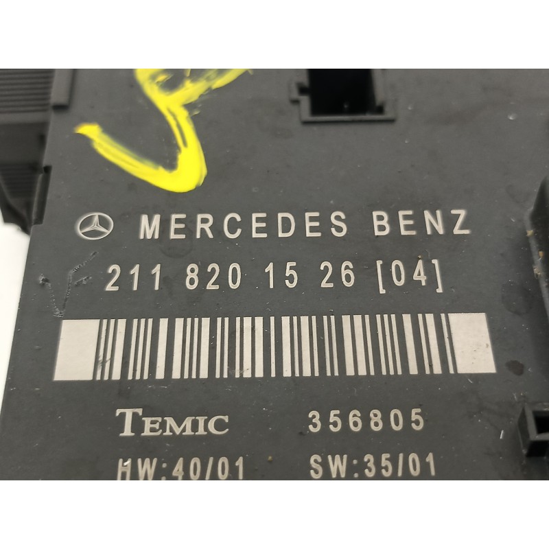 Recambio de modulo electronico para mercedes-benz clase e (w211) berlina e 320 (211.065) referencia OEM IAM 2118201526  