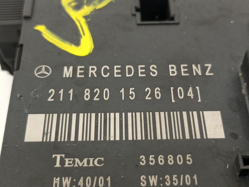 Recambio de modulo electronico para mercedes-benz clase e (w211) berlina e 320 (211.065) referencia OEM IAM 2118201526  