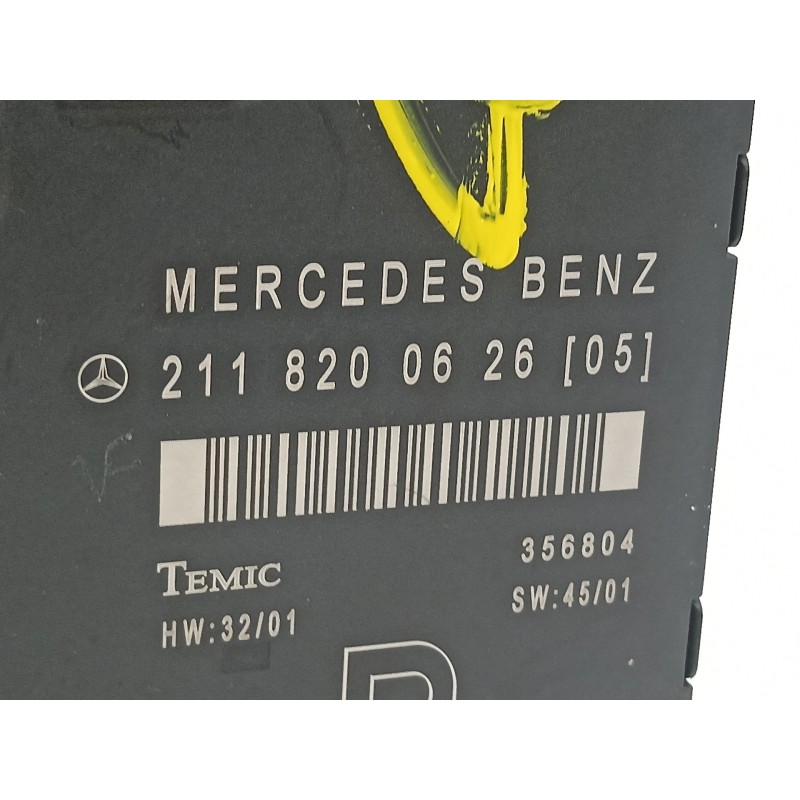 Recambio de modulo electronico para mercedes-benz clase e (w211) berlina e 320 (211.065) referencia OEM IAM 2118200626  