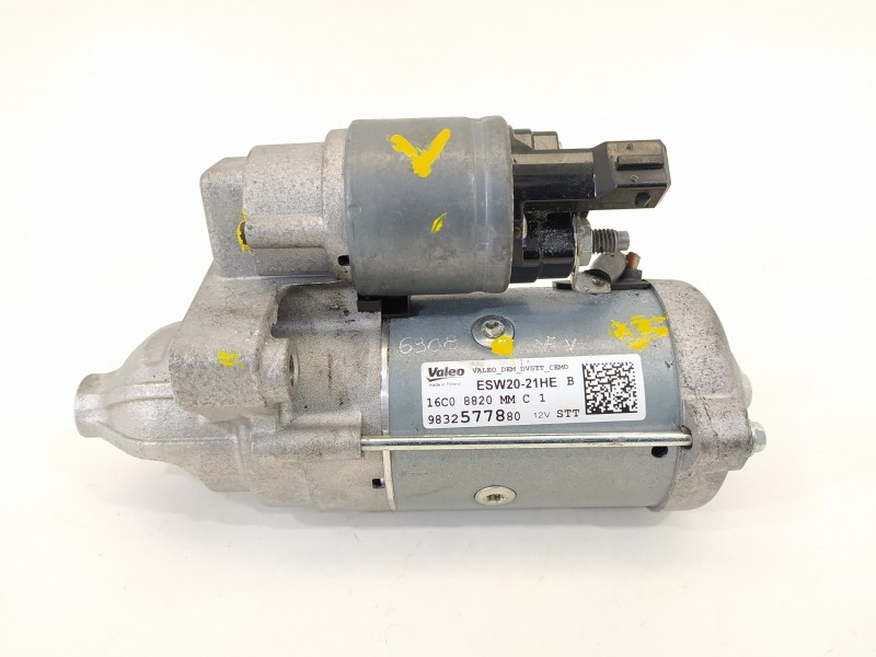 Recambio de motor arranque para peugeot 208 2020 referencia OEM IAM 9832577880 ESW2021HE 