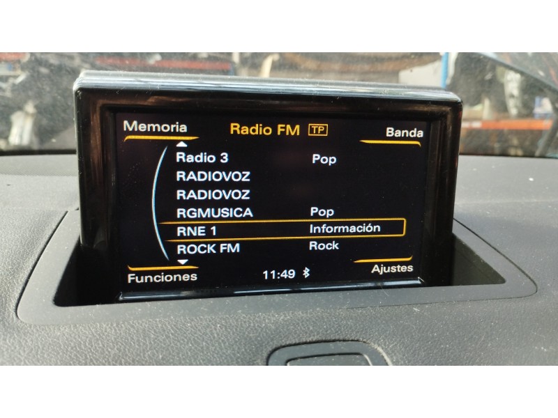 Recambio de pantalla multifuncion para audi a1 sportback (8xf) attraction referencia OEM IAM 8X0857273B  