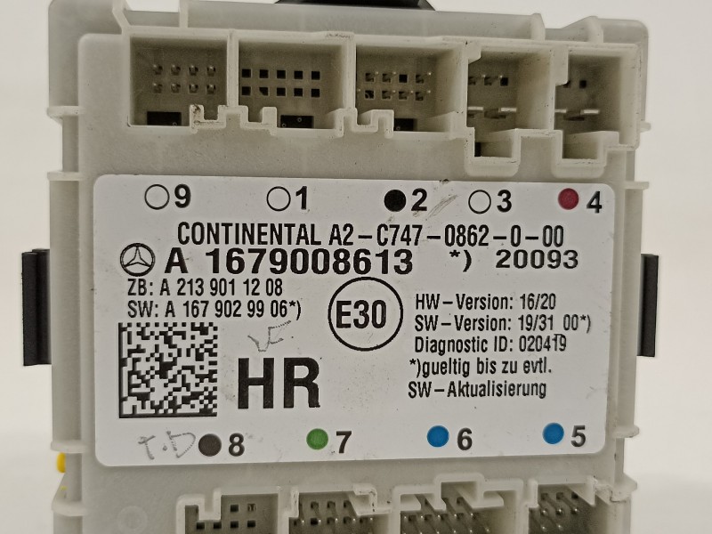 Recambio de modulo electronico para mercedes-benz clase gle (bm 167)(09.2018) gle 350 de 4matic (167.117) referencia OEM IAM A16