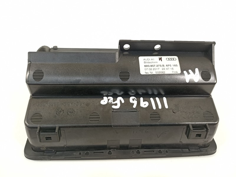 Recambio de pantalla multifuncion para audi a1 sportback (8xf) attraction referencia OEM IAM 8X0857273B  