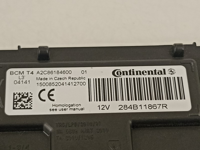Recambio de modulo electronico para renault clio iv grandtour dynamique referencia OEM IAM 284B11867R  