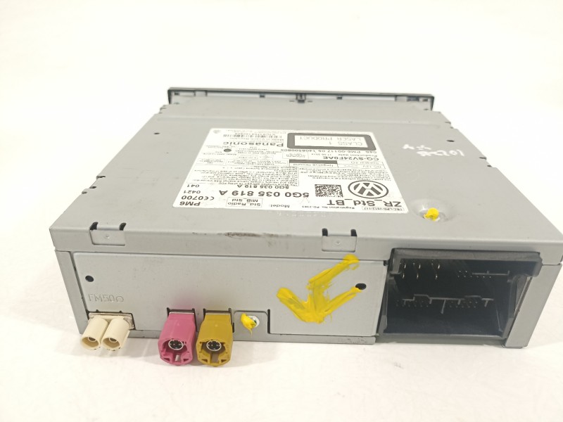 Recambio de sistema audio / radio cd para volkswagen golf vii lim. advance bluemotion referencia OEM IAM 5G0035819A  