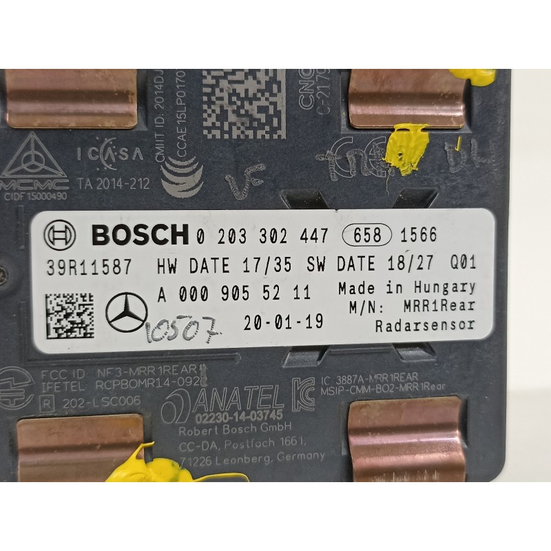 Recambio de sensor para mercedes-benz clase gle (bm 167)(09.2018) gle 350 de 4matic (167.117) referencia OEM IAM A0009055211  