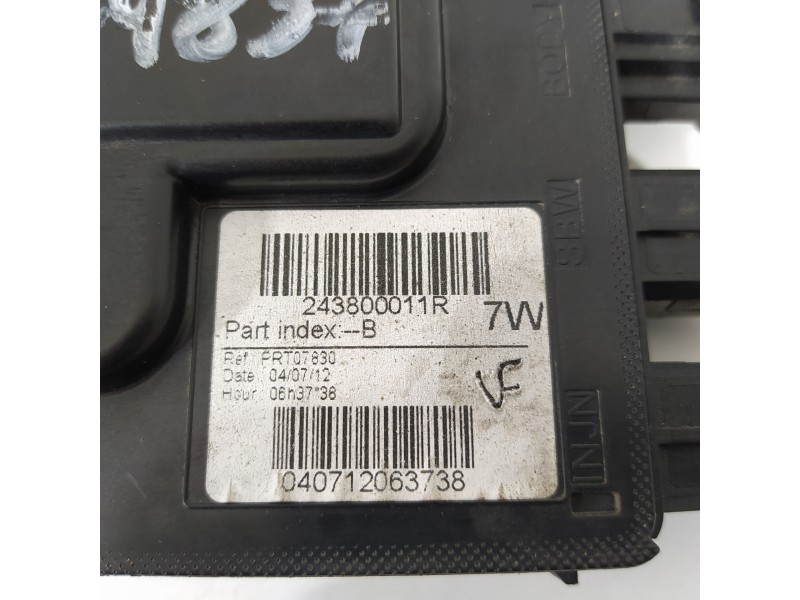 Recambio de modulo electronico para renault scenic iii dynamique referencia OEM IAM 243800011R  