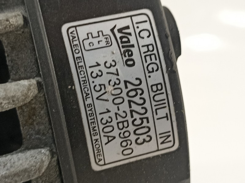 Recambio de alternador para hyundai kona tecno 2wd referencia OEM IAM 373002B960  