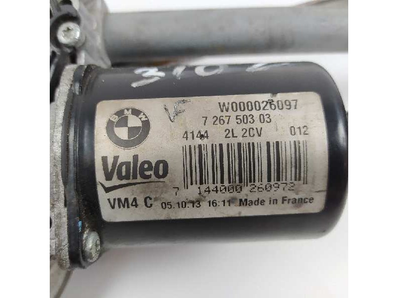 Recambio de motor limpia delantero para bmw serie 4 coupe (f32) 420d referencia OEM IAM 726750303 7260488 W000026097