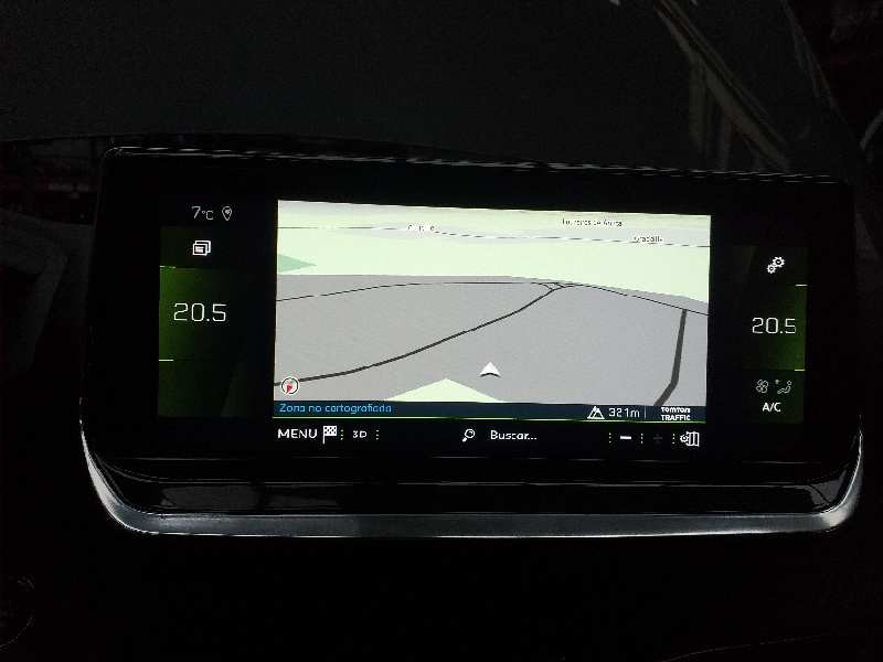 Recambio de pantalla multifuncion para peugeot 208 2020 referencia OEM IAM 9824619980  