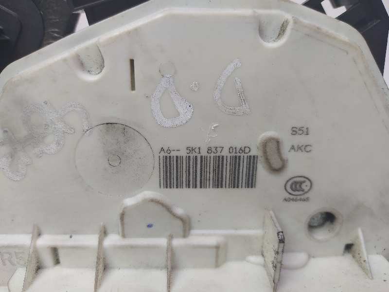 Recambio de cerradura puerta delantera derecha para volkswagen golf vii lim. r referencia OEM IAM 5K1837016D  