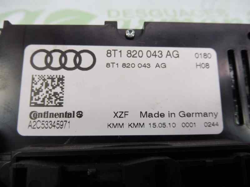Recambio de mando climatizador para audi a4 avant (8k5) (2008) básico referencia OEM IAM 8T1820043AG  