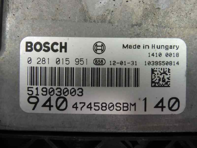 Recambio de centralita motor uce para alfa romeo giulietta (191) distinctive referencia OEM IAM 51903003 0281015951 474580SBM