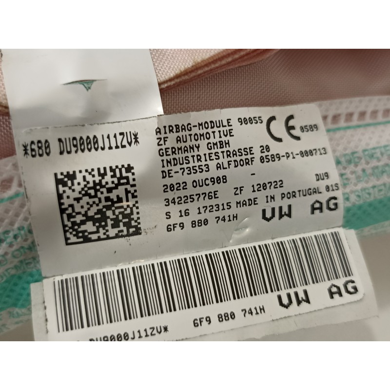 Recambio de airbag cortina delantero izquierdo para seat arona xperience referencia OEM IAM 6F9880741H  