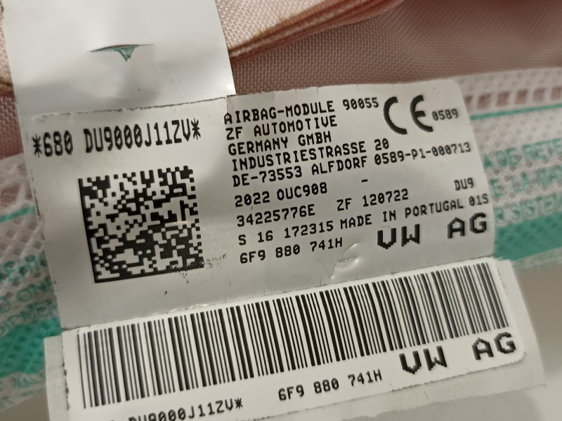 Recambio de airbag cortina delantero izquierdo para seat arona xperience referencia OEM IAM 6F9880741H  