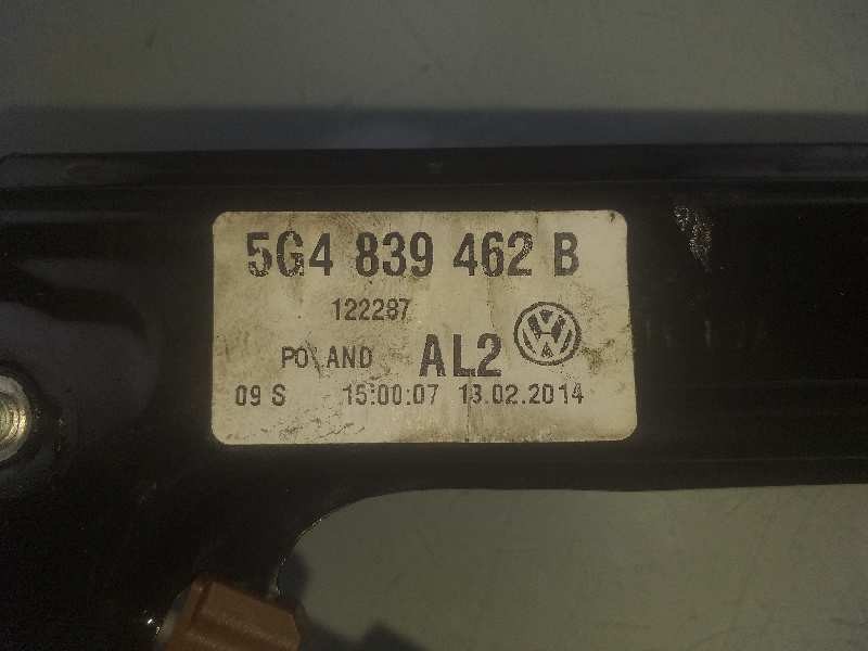 Recambio de elevalunas trasero derecho para volkswagen golf vii lim. r referencia OEM IAM 5G4839462B  