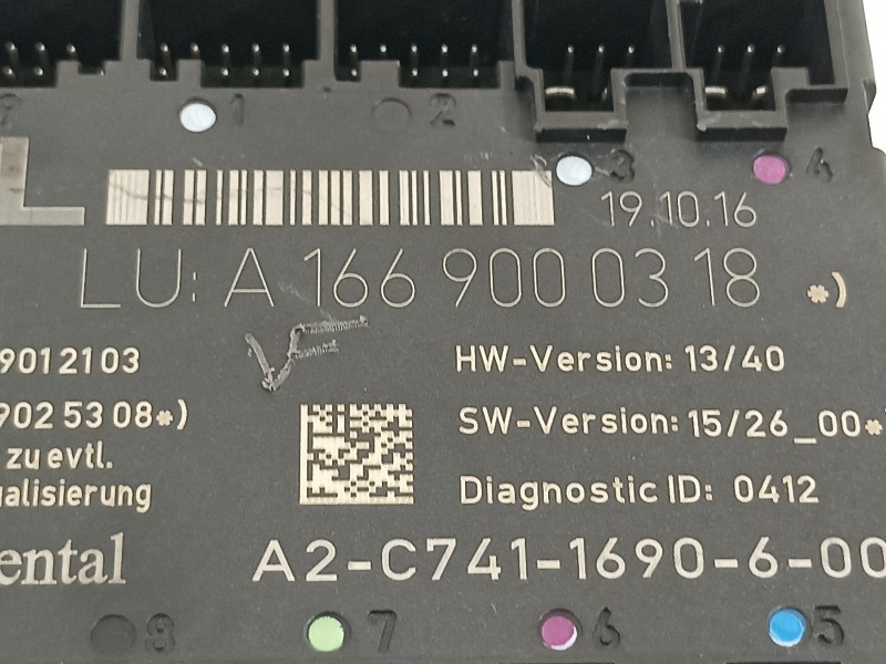 Recambio de modulo electronico para mercedes-benz clase a (w176) a 45 amg 4-matic (176.052) referencia OEM IAM A1669000318  