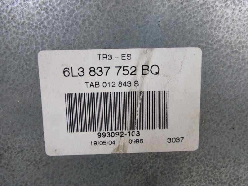 Recambio de elevalunas delantero derecho para seat ibiza (6l1) cool referencia OEM IAM 6L3837752BQ 6Q2959801A 