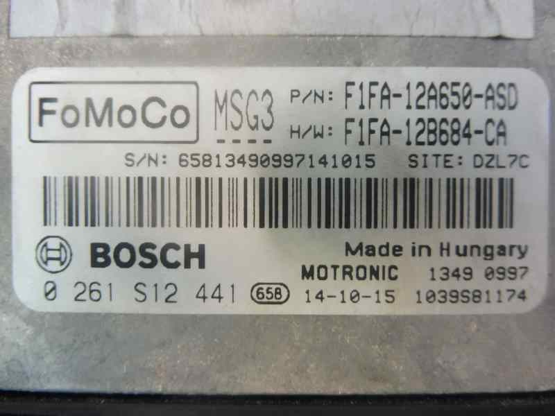 Recambio de centralita motor uce para ford focus lim. titanium referencia OEM IAM F1FA12A650ASD F1FA12B684CA 0261S12441
