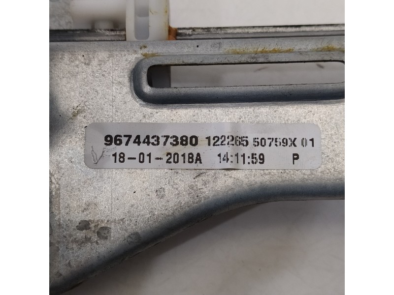 Recambio de elevalunas trasero izquierdo para citroën c-elysée shine referencia OEM IAM 9674437380 9677417580 