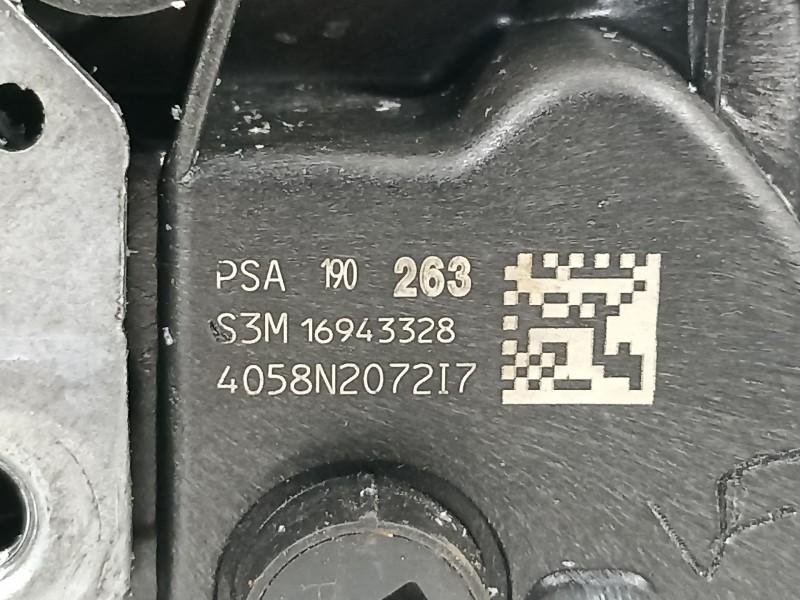 Recambio de cerradura puerta trasera derecha para citroën c-elysée shine referencia OEM IAM 9819026380  