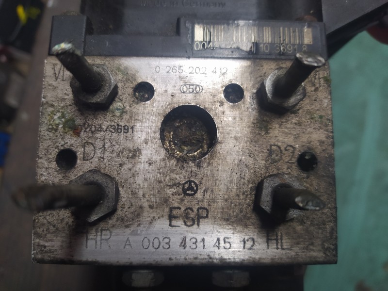 Recambio de abs para mercedes-benz clase a (w168) 1.6 cat referencia OEM IAM A0034314512 0265202412 