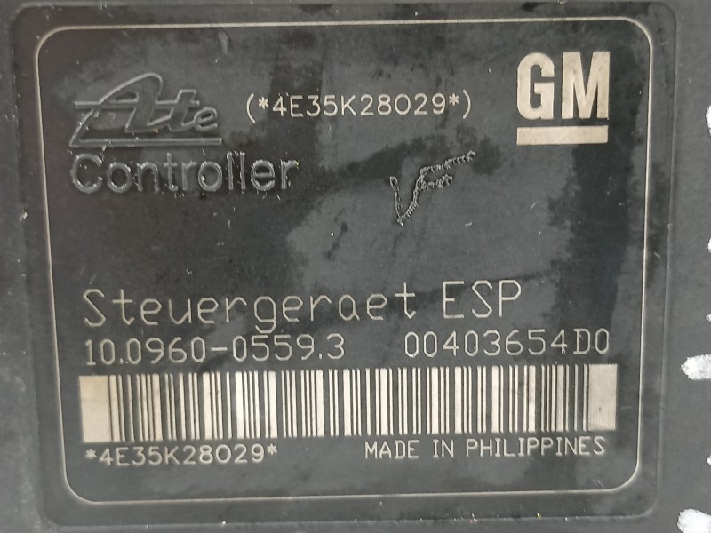 Recambio de abs para opel zafira b enjoy referencia OEM IAM 13234911  