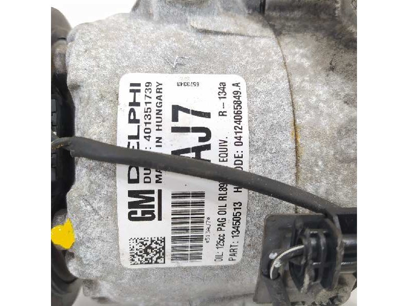 Recambio de compresor aire acondicionado para opel astra j lim. selective referencia OEM IAM 401351739 13450513 