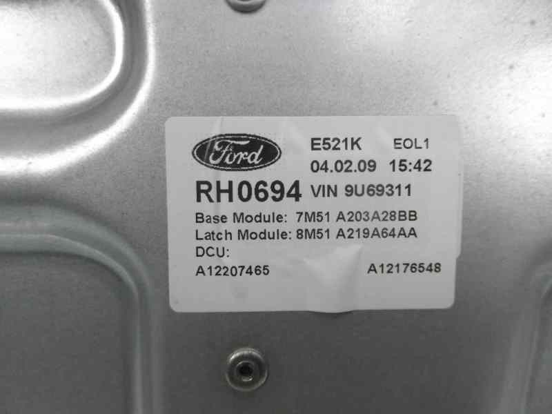 Recambio de elevalunas delantero derecho para ford focus lim. (cb4) trend referencia OEM IAM 7M51A203A28BB 8M51A219A64AA 4M5T145