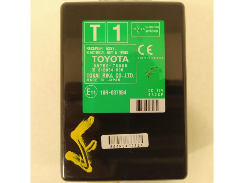 Recambio de modulo electronico para lexus nx 300h 4wd referencia OEM IAM 897B078060 61B864000 