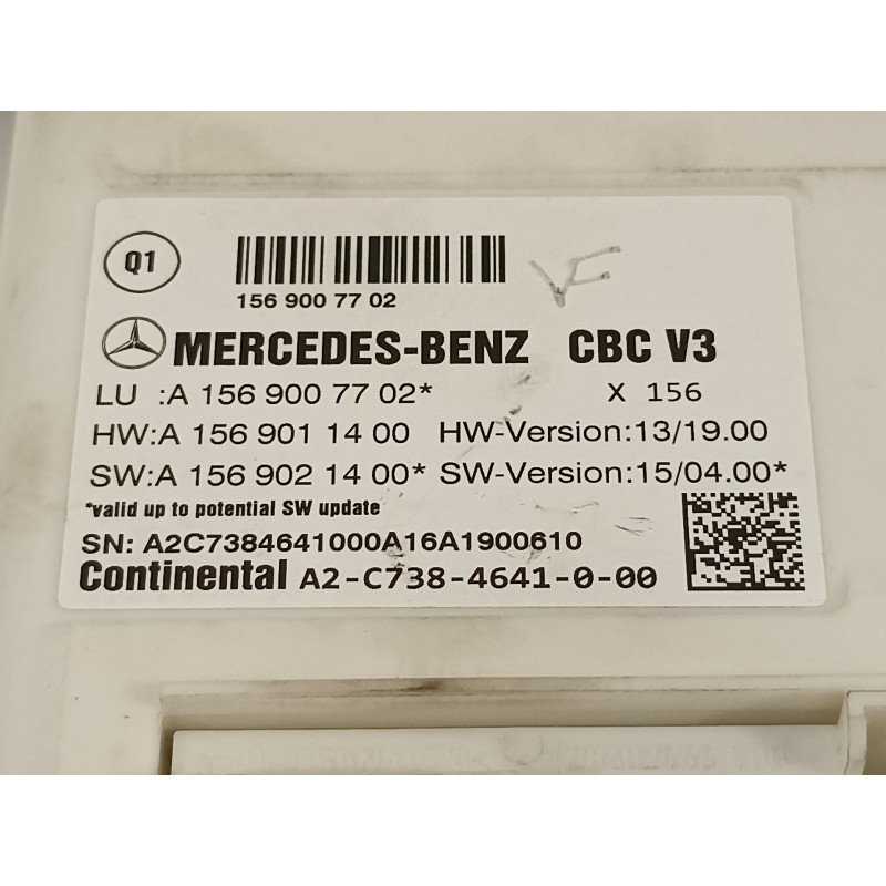 Recambio de modulo electronico para mercedes-benz clase a (w176) a 45 amg 4-matic (176.052) referencia OEM IAM A1569007702  