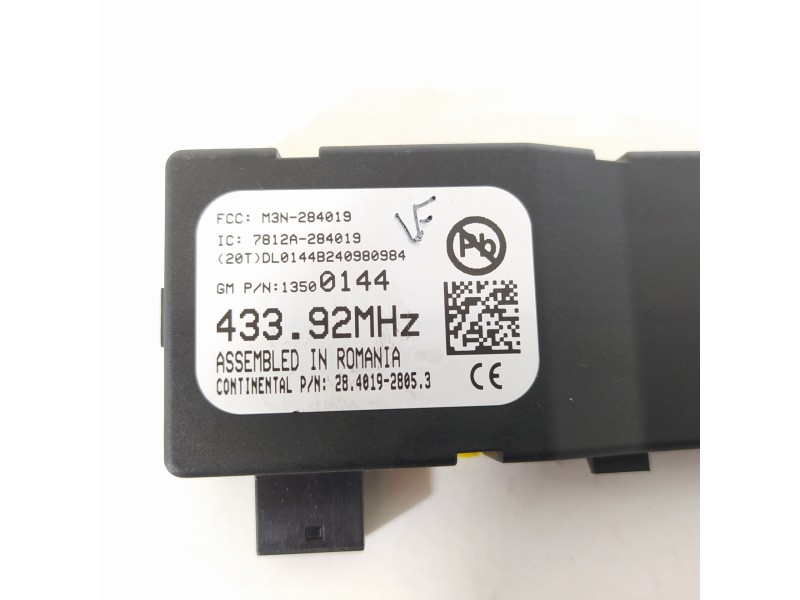 Recambio de modulo electronico para opel astra j lim. selective referencia OEM IAM 13500144 7812A284019 M3N284019