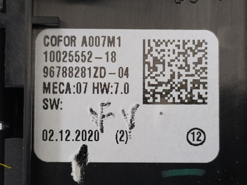 Recambio de mando elevalunas delantero izquierdo para opel corsa f referencia OEM IAM 96788281ZD  