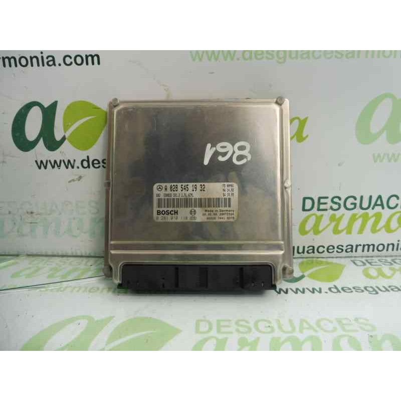 Recambio de centralita motor uce para mercedes-benz clase a (w168) 170 cdi (168.008) referencia OEM IAM A0285451932 0281010118 