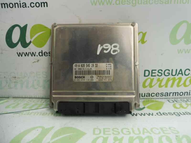 Recambio de centralita motor uce para mercedes-benz clase a (w168) 170 cdi (168.008) referencia OEM IAM A0285451932 0281010118 