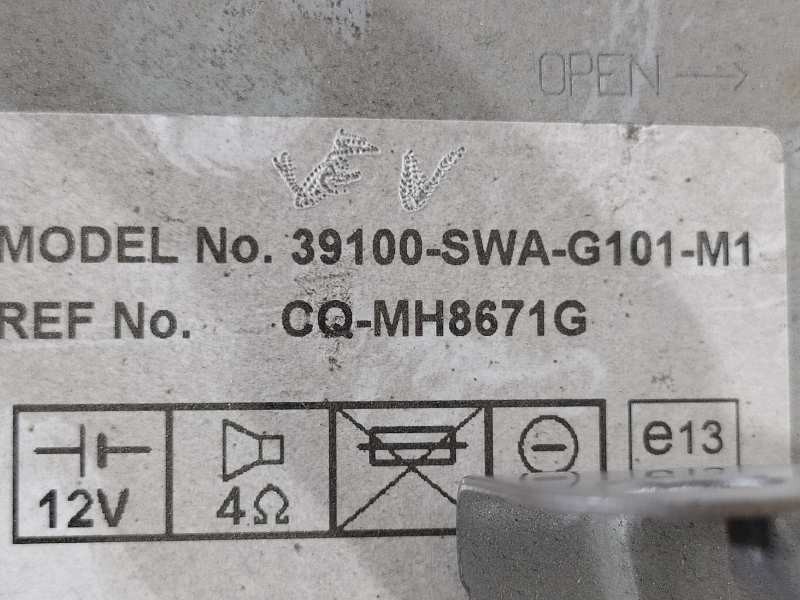 Recambio de sistema audio / radio cd para honda cr-v (re) elegance referencia OEM IAM 39100SWAG101M1  