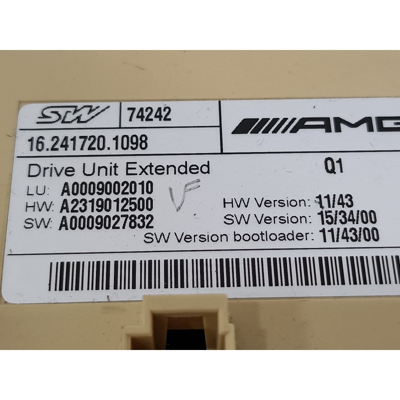 Recambio de modulo electronico para mercedes-benz clase a (w176) a 45 amg 4-matic (176.052) referencia OEM IAM A0009002010  