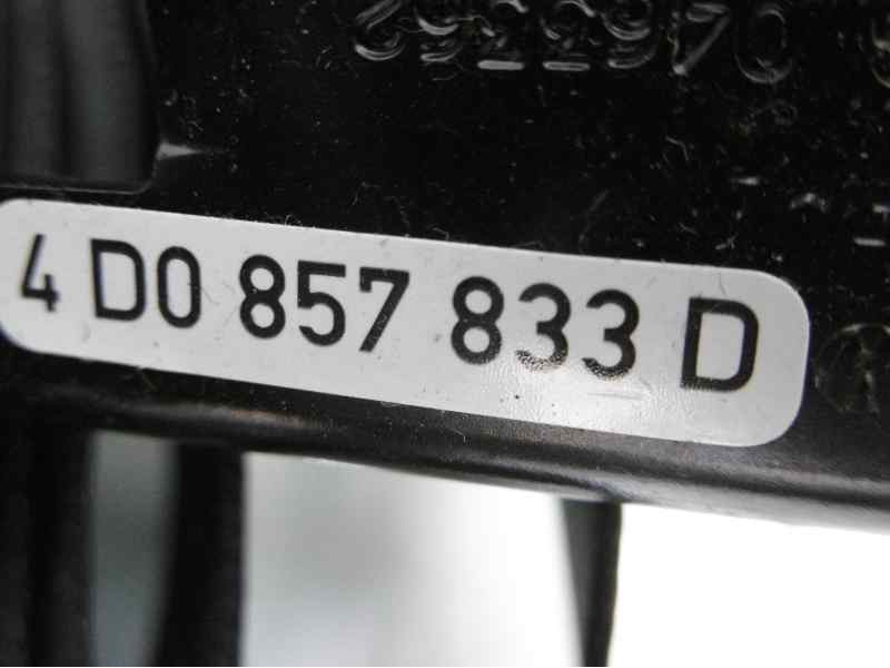 Recambio de cinturon seguridad delantero derecho para audi a8 (4e2) 3.7 quattro referencia OEM IAM 4D0857833D 601782800 