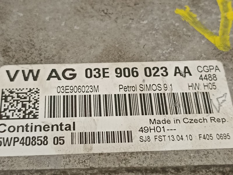Recambio de centralita motor uce para seat ibiza (6j5) reference referencia OEM IAM 03E906023AA  