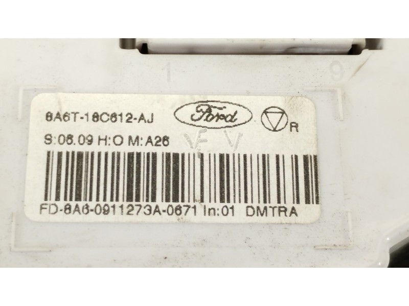 Recambio de mando climatizador para ford fiesta (cb1) titanium referencia OEM IAM 8A6T18C612AJ  