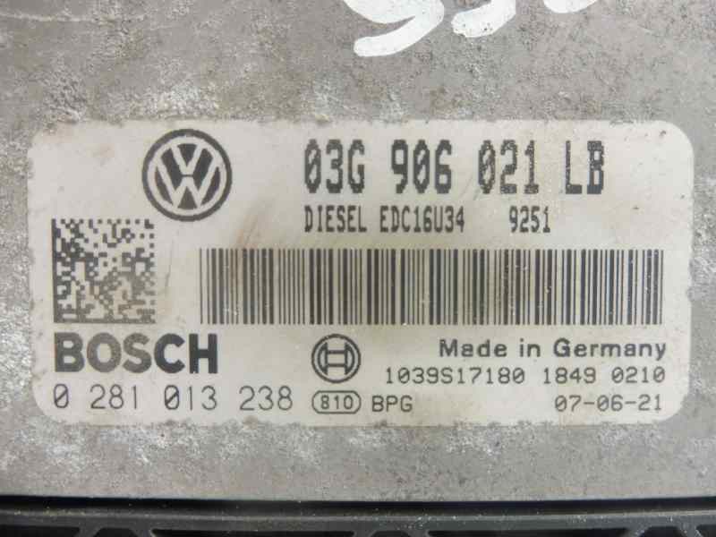 Recambio de centralita motor uce para skoda octavia berlina (1z3) active referencia OEM IAM 03G906021LB 0281013238 