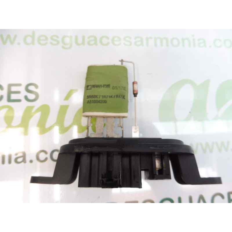 Recambio de resistencia calefaccion para opel movano mr/f2yc/51ade3 referencia OEM IAM A51004200 3R68K/1R71K/R41K 